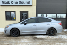 2017 Subaru Impreza with computer-cut premium automotive window tint in North Bay